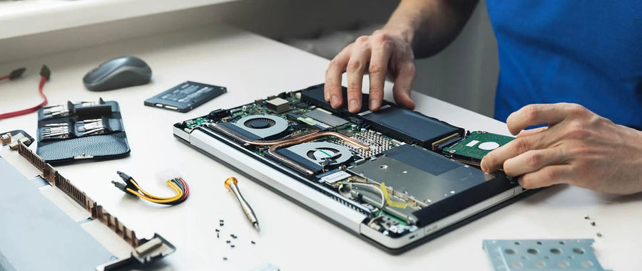 Diagnostic d’un ordinateur portable avec des outils de réparation